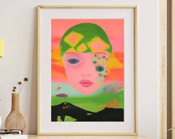 Serotonin No1 Unique Canvas Art Print