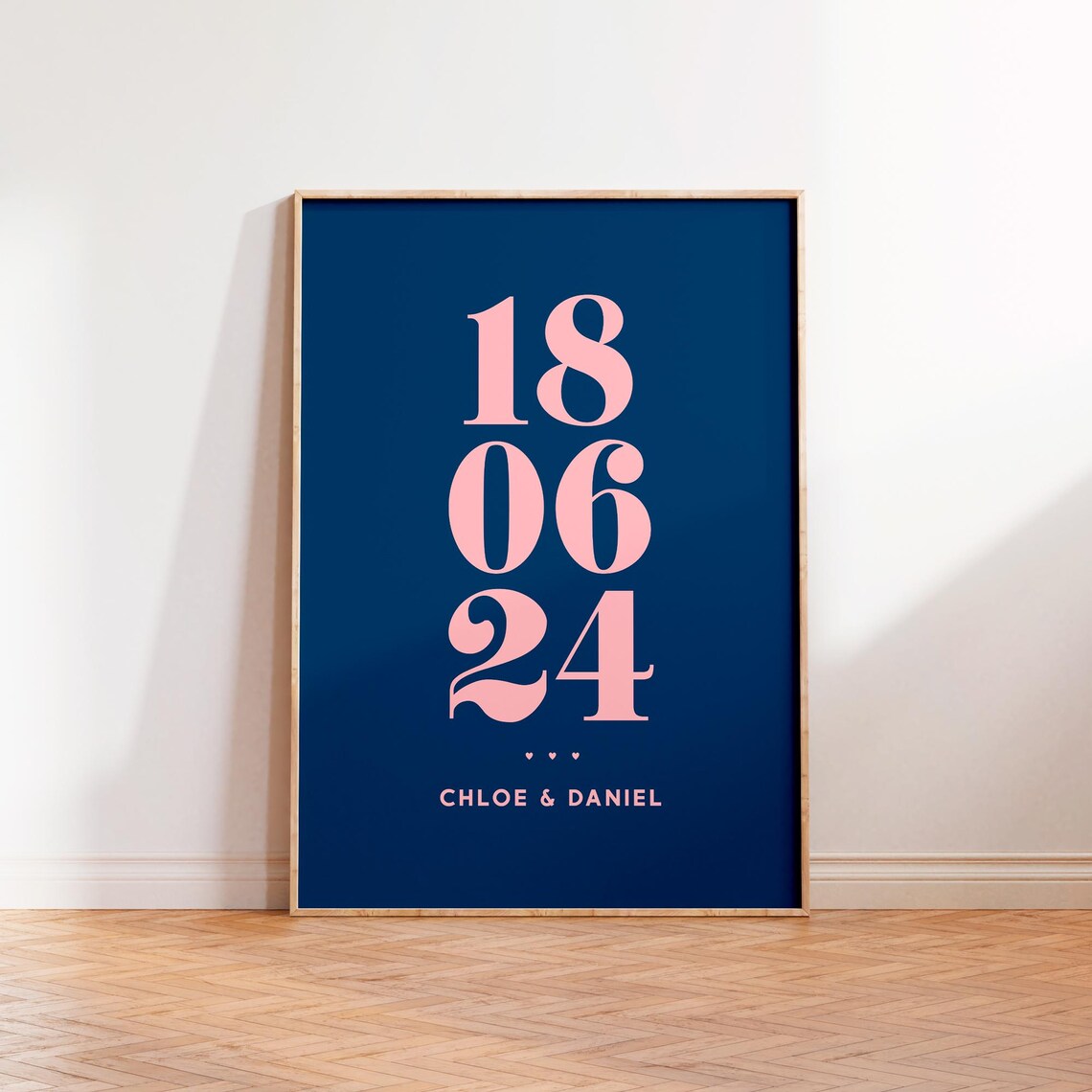Custom Year Date Name Personalized Typography Poster - Image 2