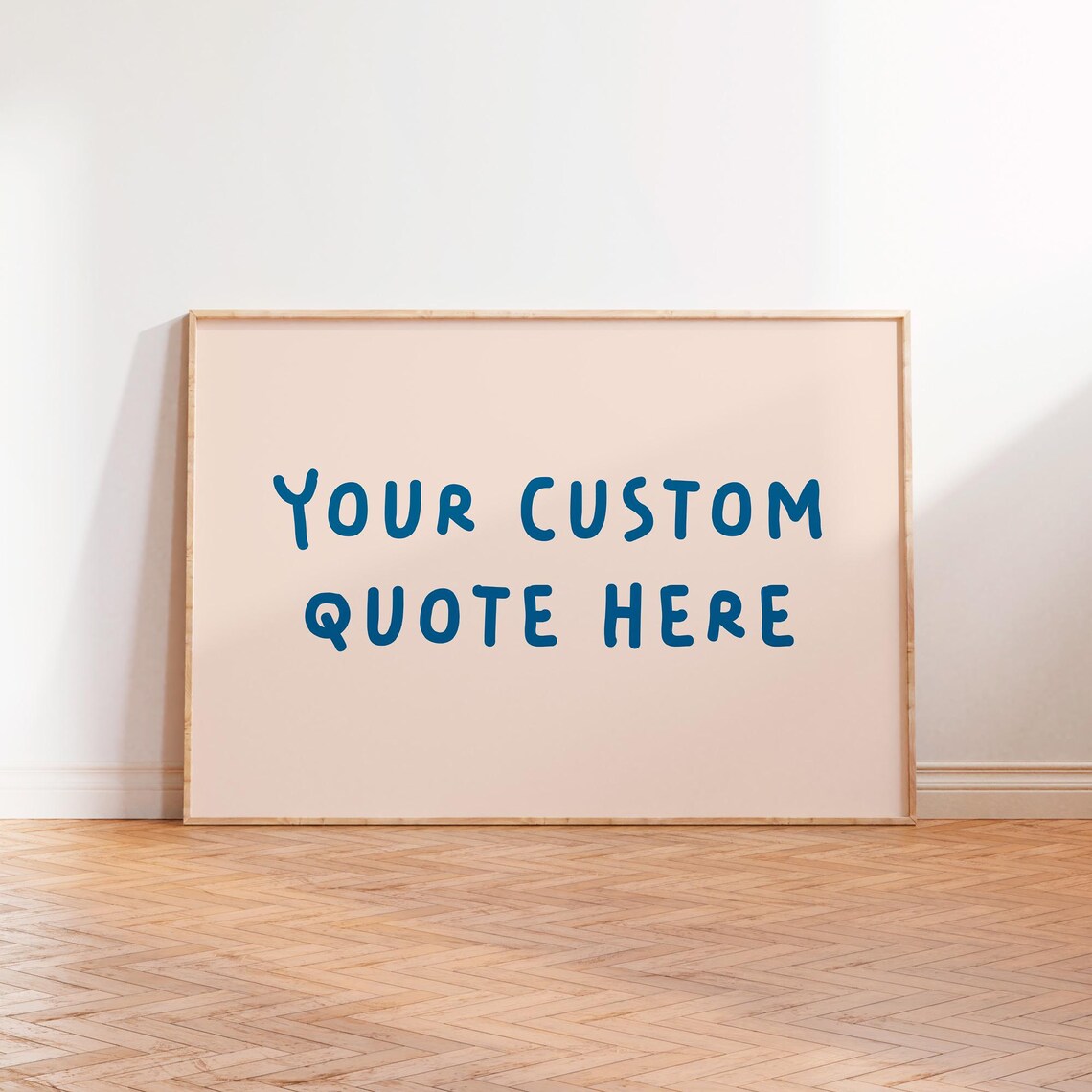 Custom Text Typography Print, Personal Wall Art