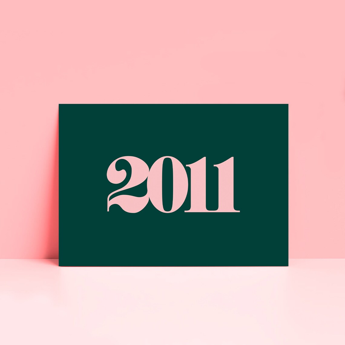 Custom Year Typography - Personalised Year Poster - Image 2