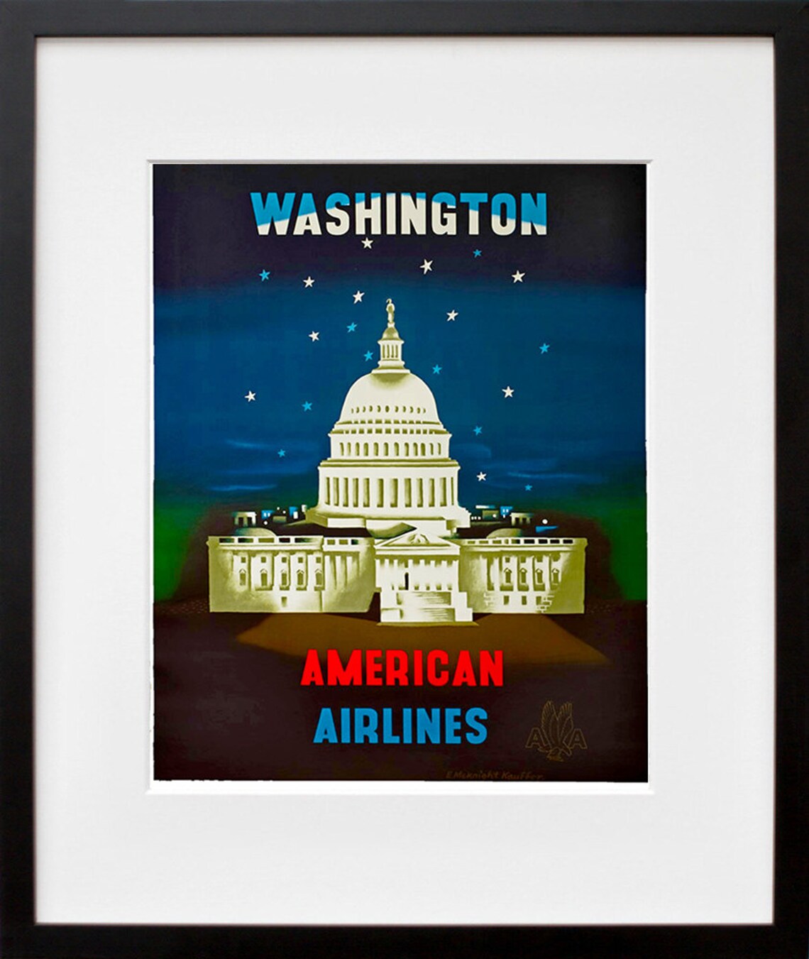 Washington DC Vintage Travel Poster, Home Decor - Image 2