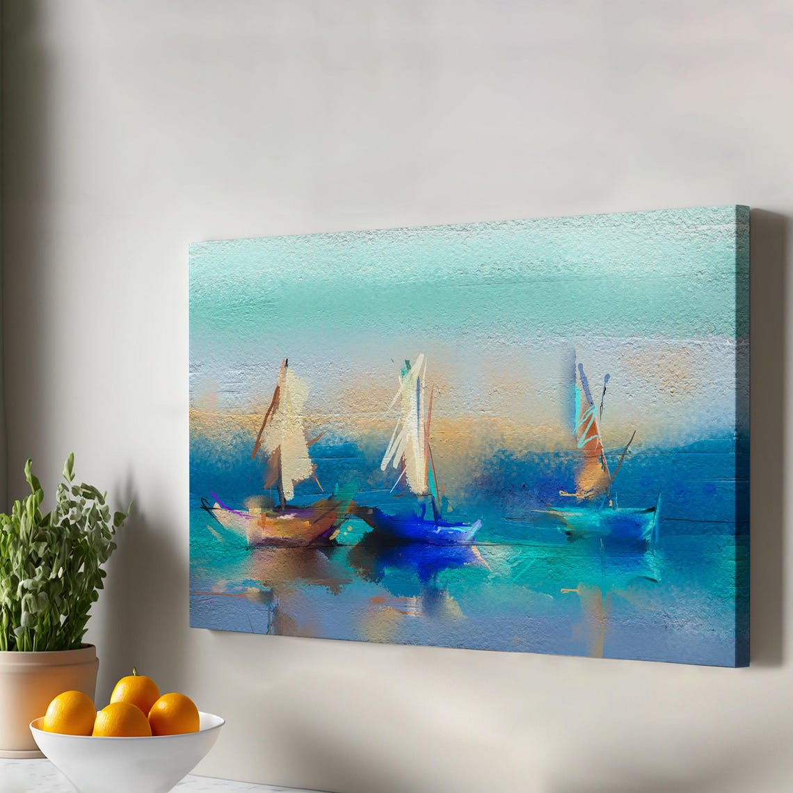 Abstract Modern Art Oil Painting Style Decorative Canvas Wall Large Print