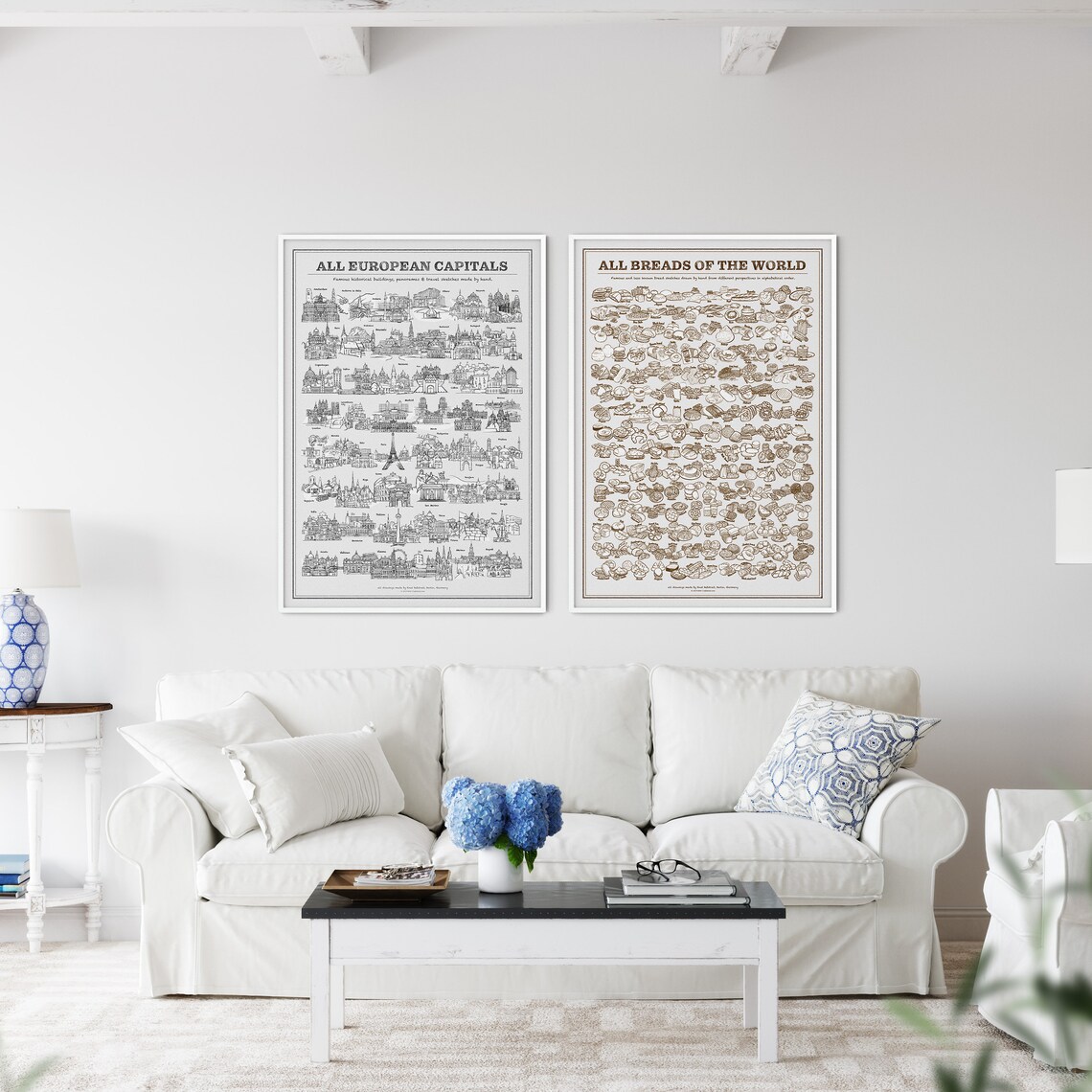 All Breads Of The World Rustic Kitchen Art Print - Image 3