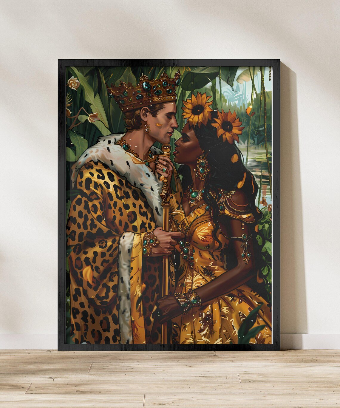 African Santeria Orishas Decor, Cultural Art Print