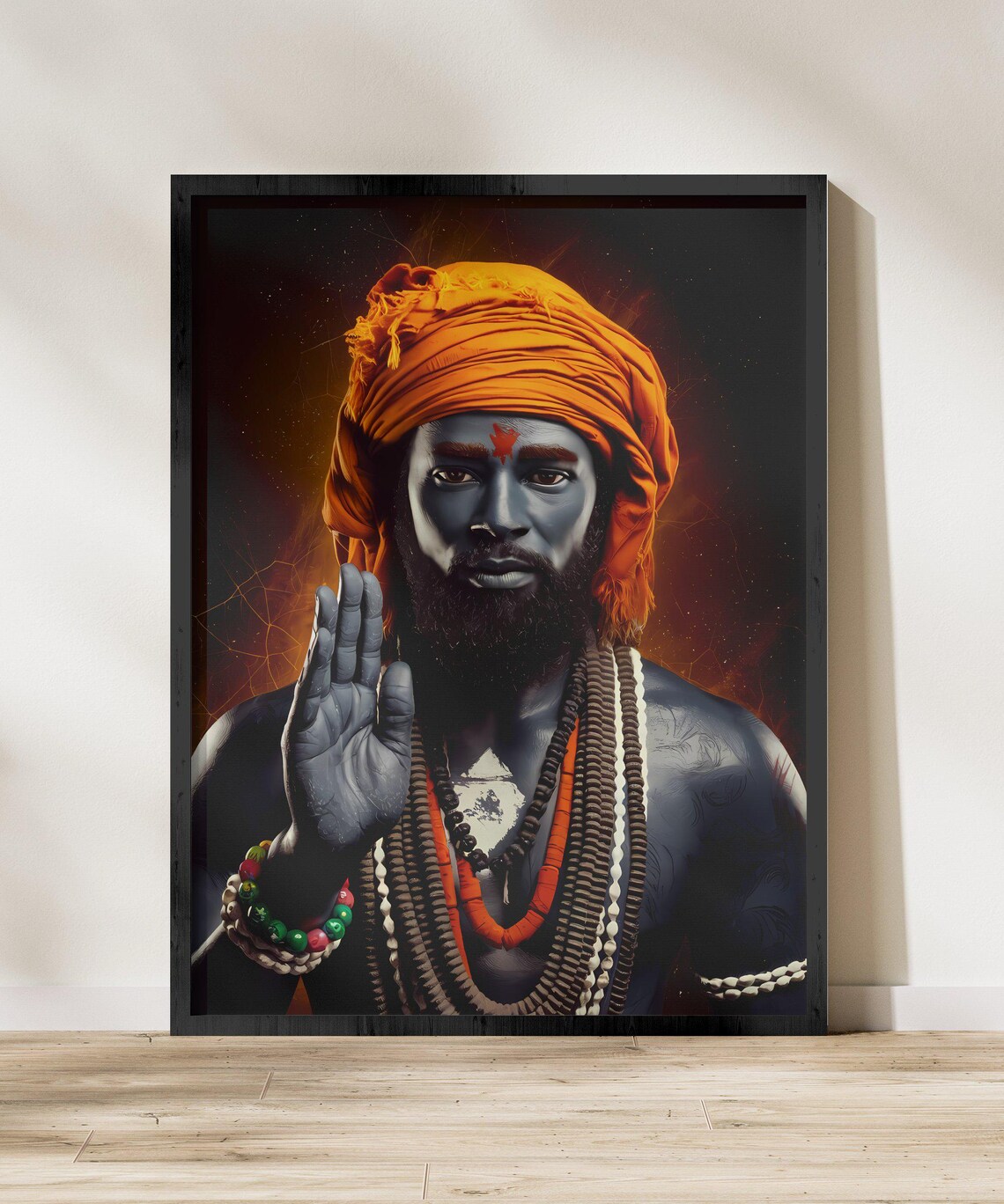 Orisha Art Print, Afro Cuban Yoruba Decor