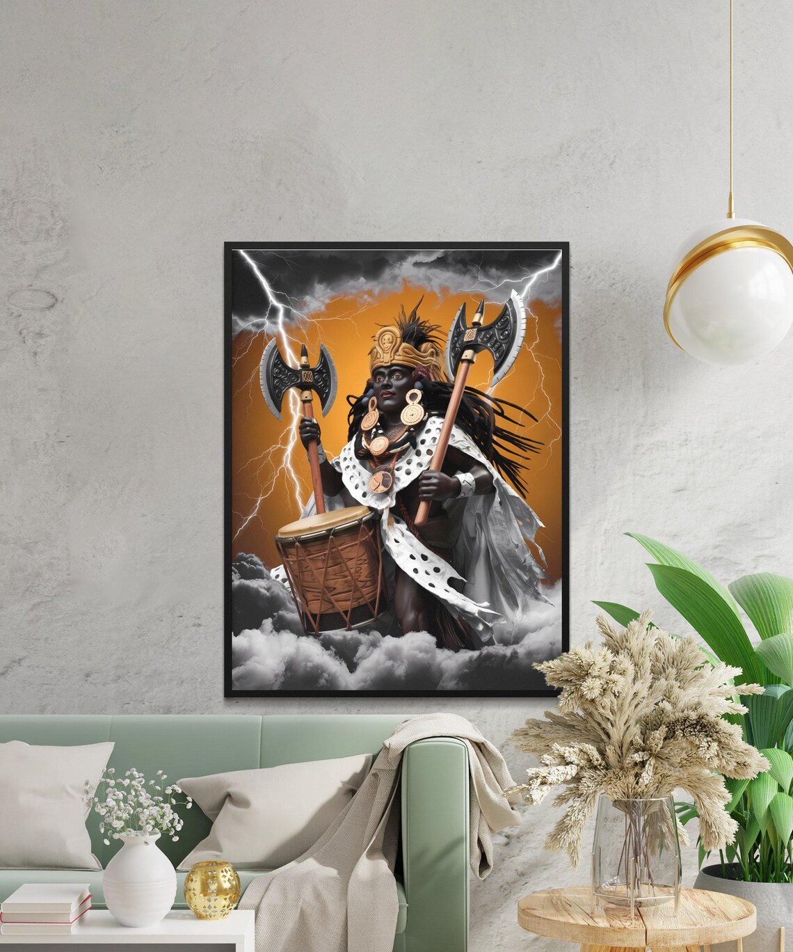 Cuban Santeria, Yoruba Spiritual Art Print - Image 3