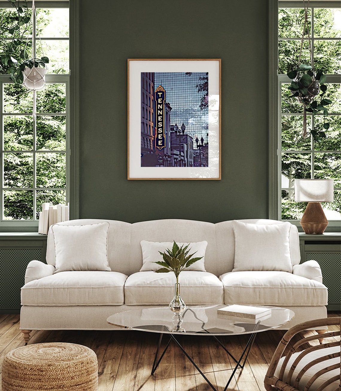 Knoxville Art Tennessee Art Knoxville Knoxville Print Tennessee Knoxville Gift Tennessee Poster Knoxville Painting Knoxville Poster - Image 2