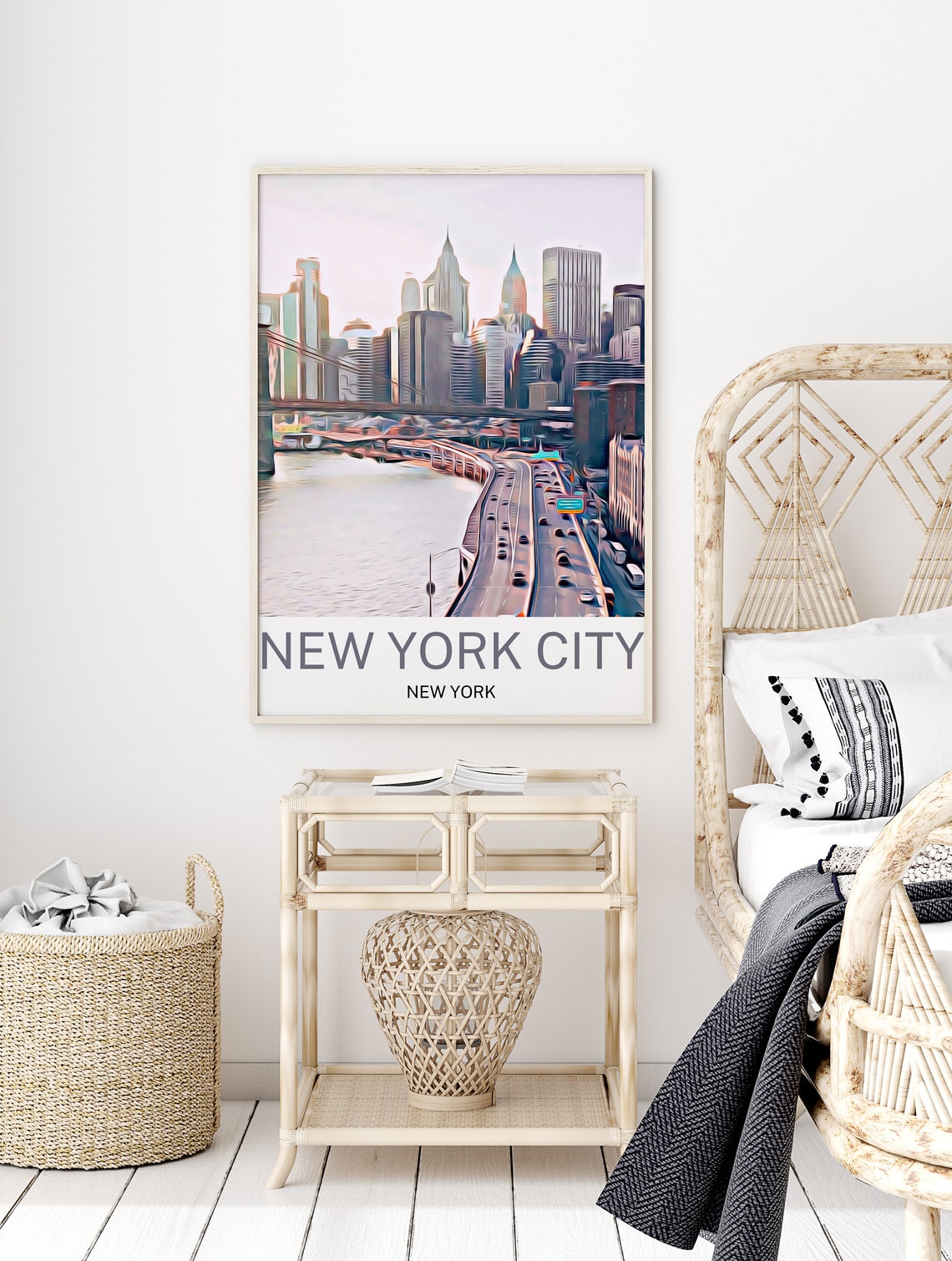 New York City New York City Print New York City Wall Art New York City Poster New York City Wall Decor New York City Souvenir New York - Image 2