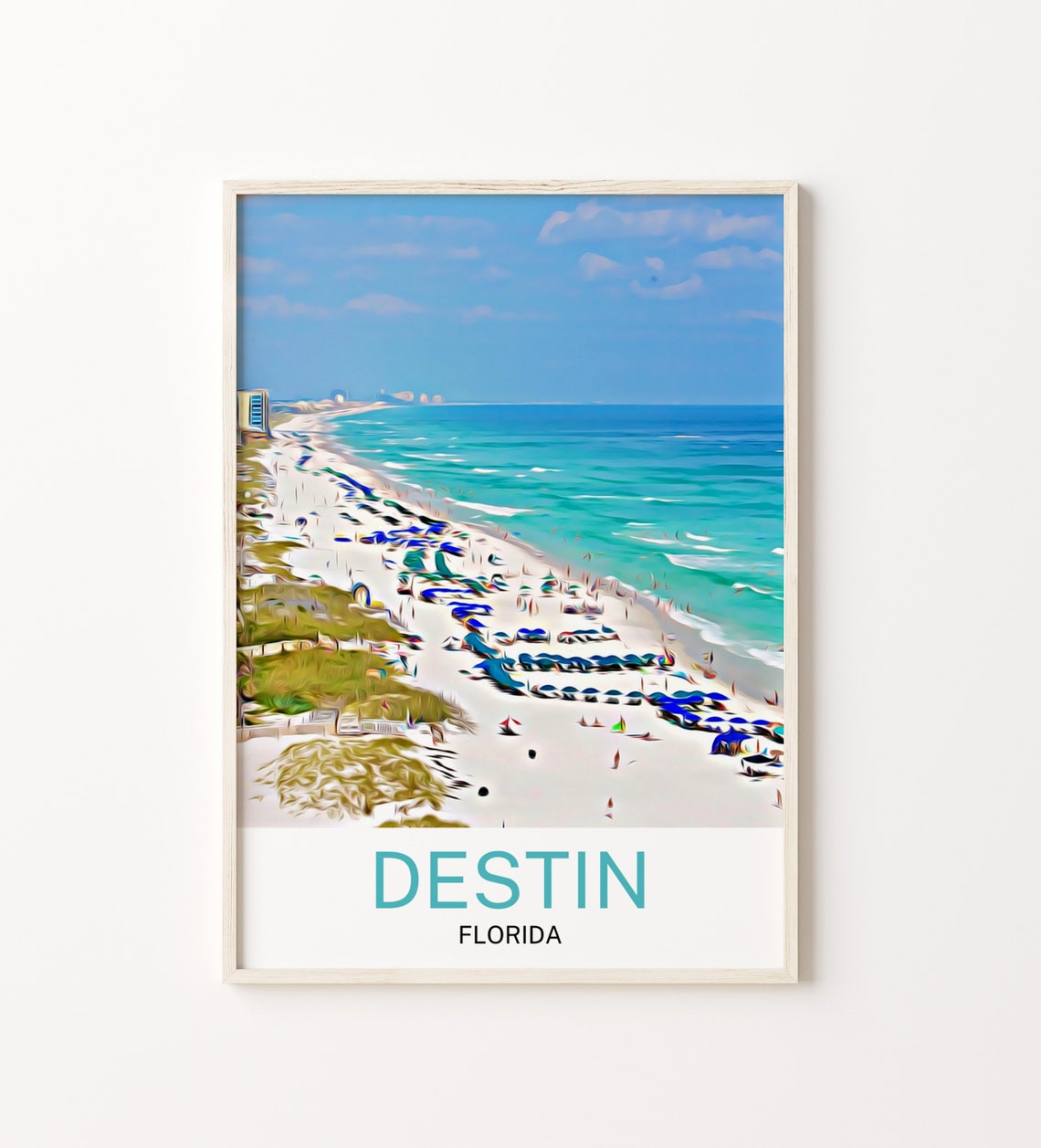 Destin Print Destin Art Destin Wall Art Destin Art Print Destin Artwork Destin Poster Destin Decor Destin Travel