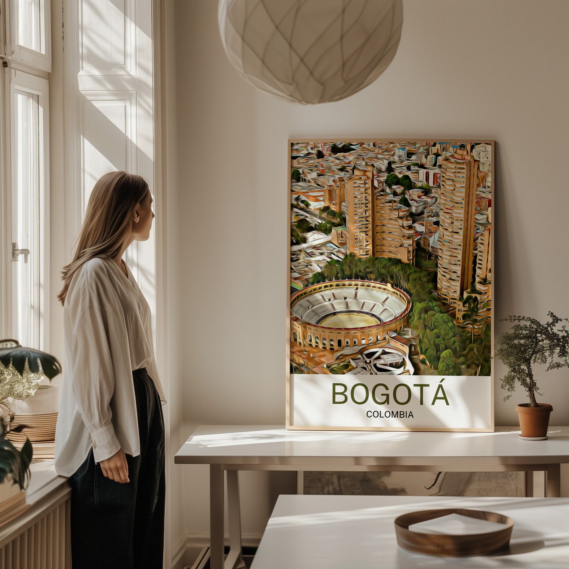Bogota Print Bogota Art Colombia Bogota Wall Art Bogota Art Print Bogota Artwork Bogota Poster Bogota Decor Bogota Travel - Image 2