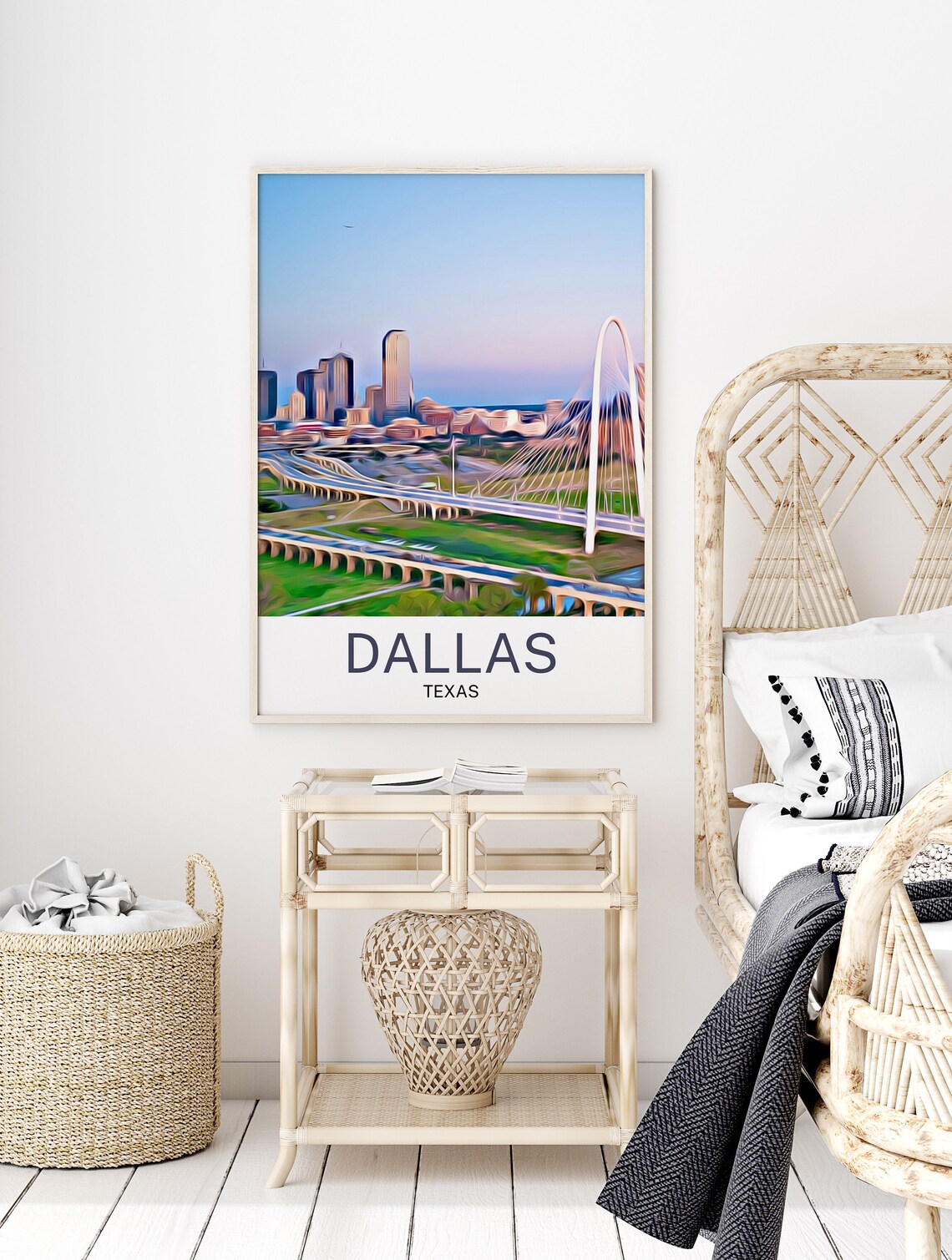 Dallas Print Texas Print Dallas Art Dallas Wall Art Dallas Art Print Dallas Artwork Dallas Poster Dallas Decor Dallas Texas Travel - Image 2
