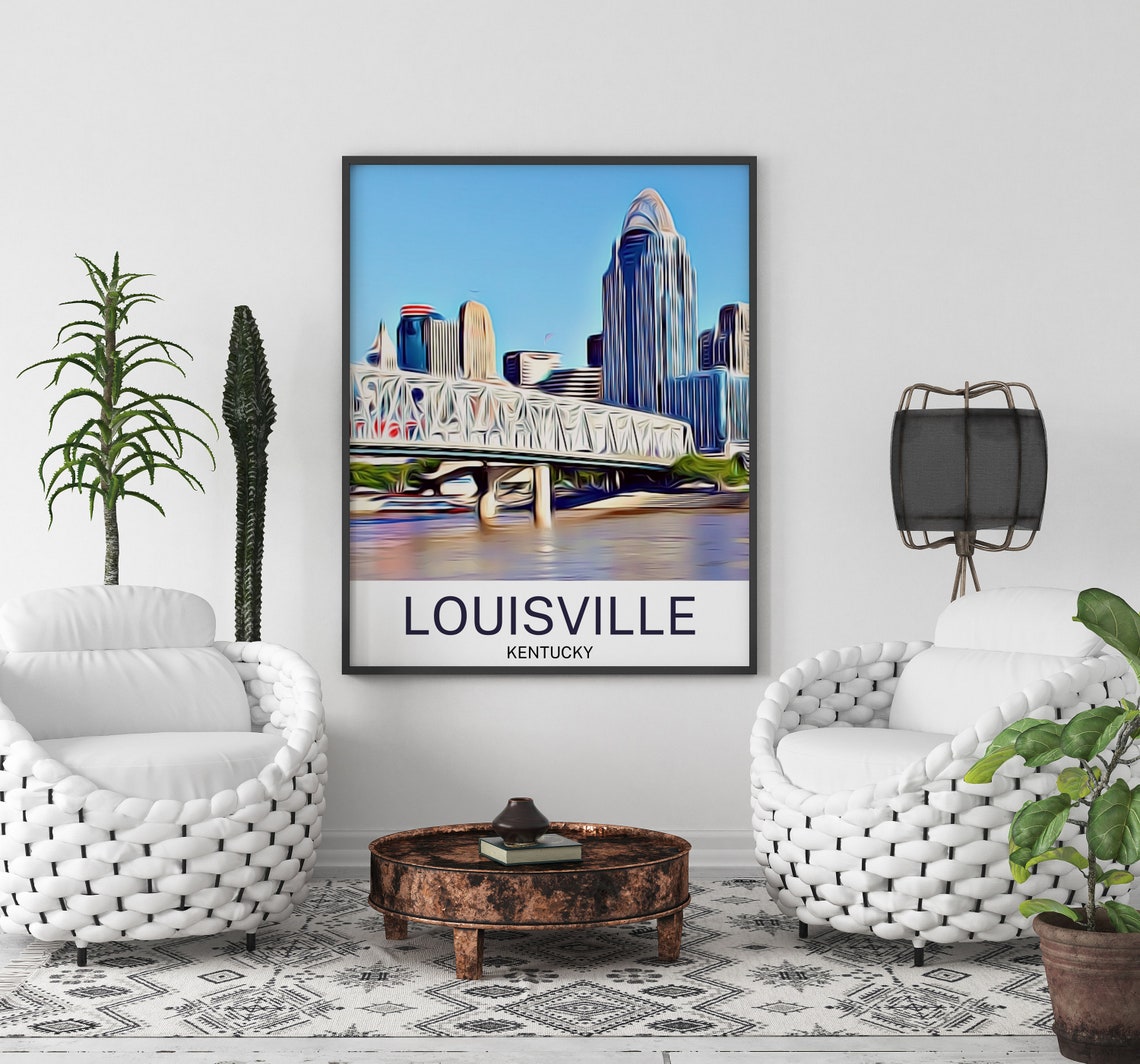 Louisville Print Louisville Art Louisville Wall Art Louisville Art Print Louisville Artwork Louisville Poster Louisville Decor - Image 3
