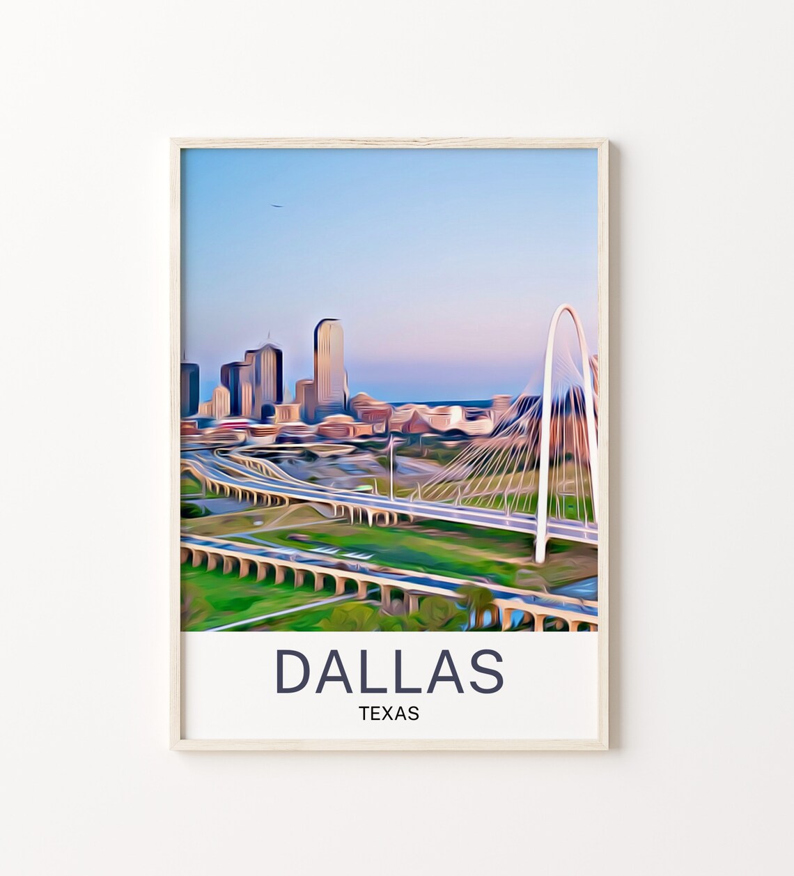 Dallas Print Texas Print Dallas Art Dallas Wall Art Dallas Art Print Dallas Artwork Dallas Poster Dallas Decor Dallas Texas Travel