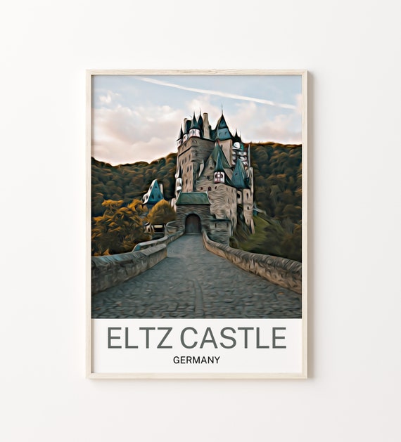 Eltz Castle Print Eltz Castle Art Eltz Castle Wall Art Eltz Castle Art Print Eltz Castle Artwork Eltz Castle Poster Germany Travel
