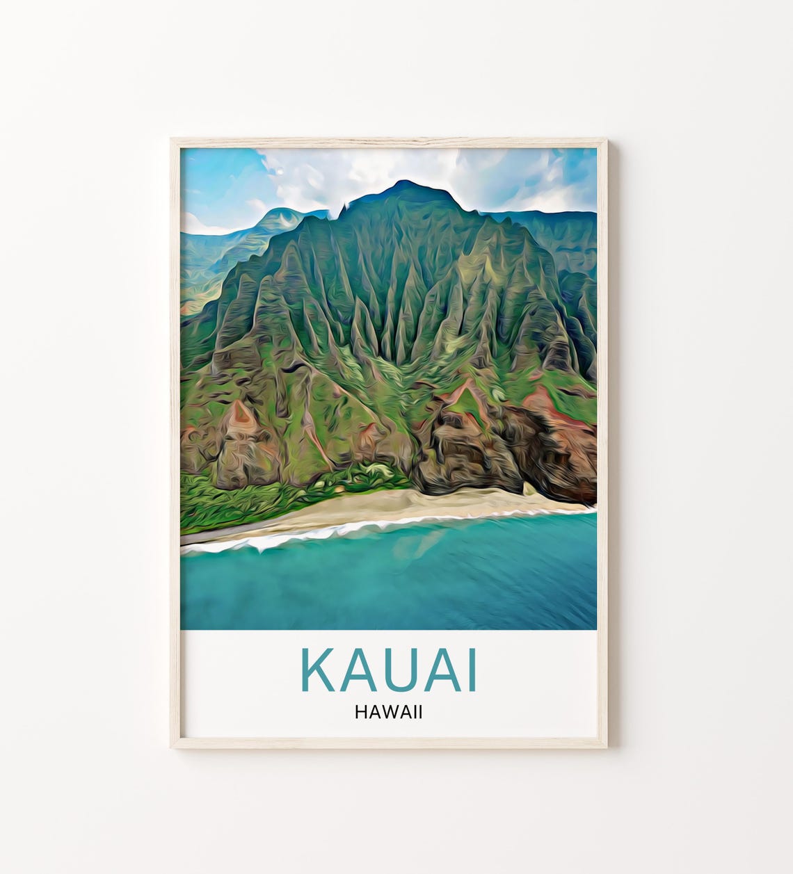 Kauai Print Kauai Art Hawaii Art Hawaii Print Kauai Kauai Wall Art Kauai Gift Hawaii Kauai Poster Hawaii Wall Art Hawaii Gift