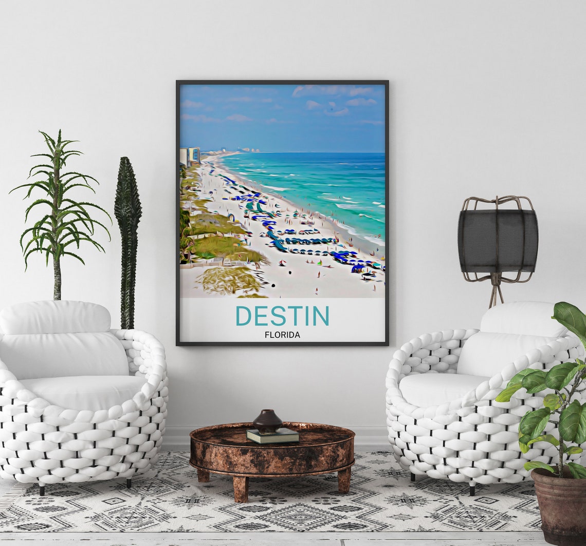 Destin Print Destin Art Destin Wall Art Destin Art Print Destin Artwork Destin Poster Destin Decor Destin Travel - Image 2