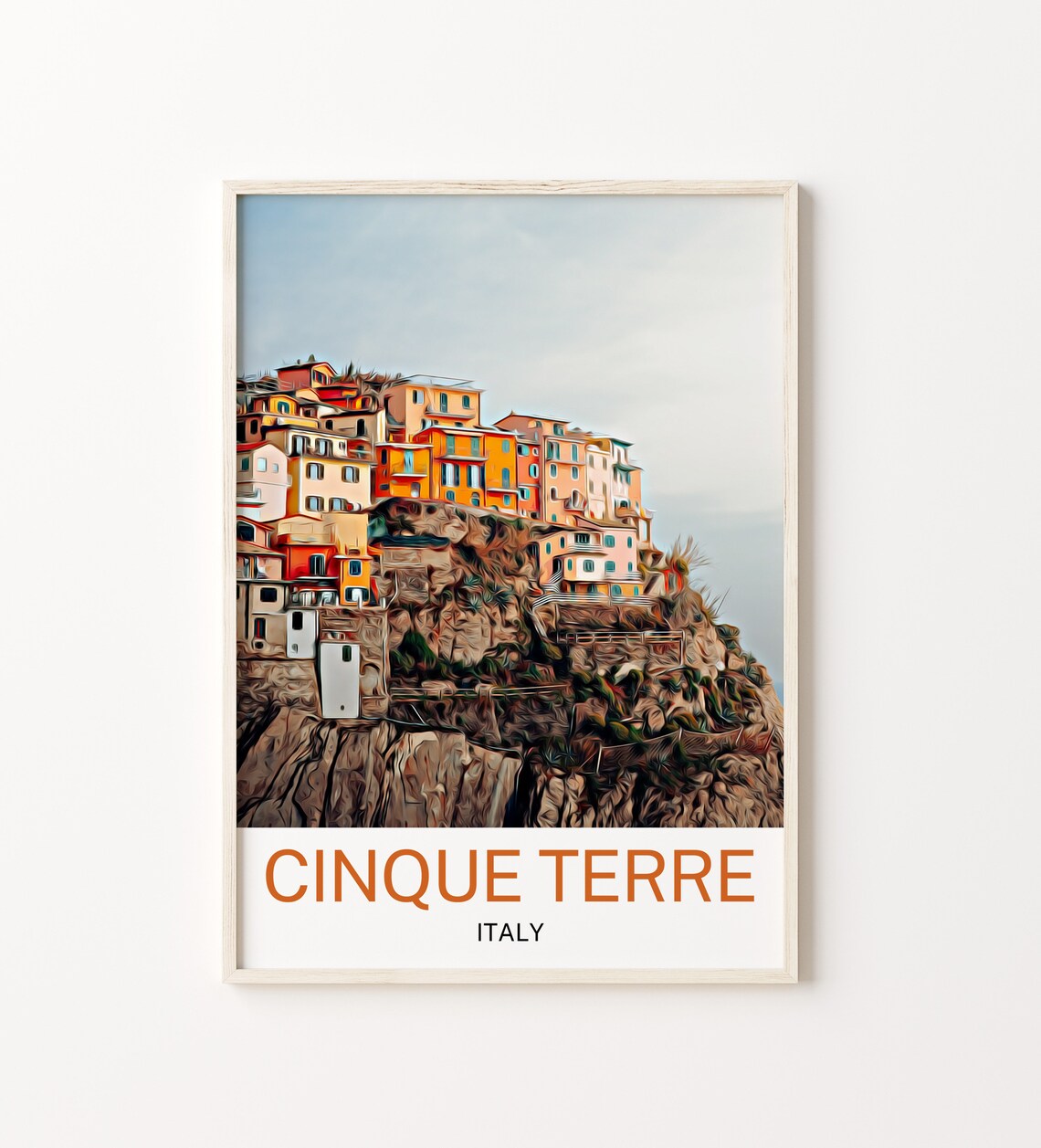 Cinque Terre Cinque Terre Print Cinque Terre Wall Art Italy Poster Cinque Terre Wall Decor Italy Print Italy Painting Italy Travel