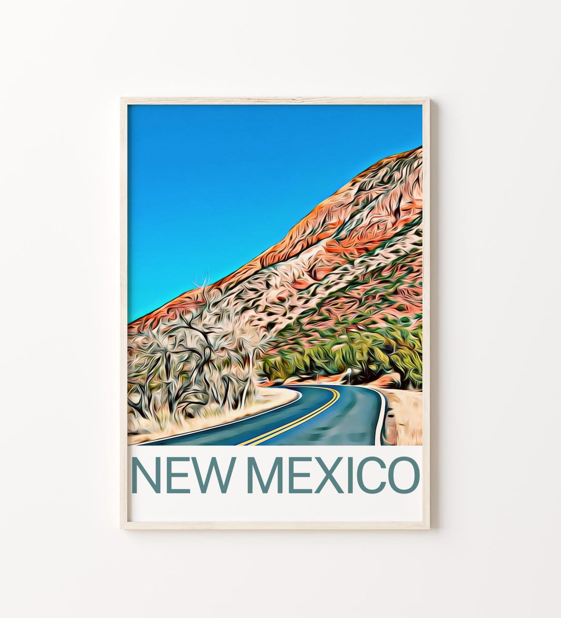 New Mexico Print New Mexico Art Travel Poster New Mexico Art Print New Mexico Wall Art New Mexico Poster New Mexico Travel