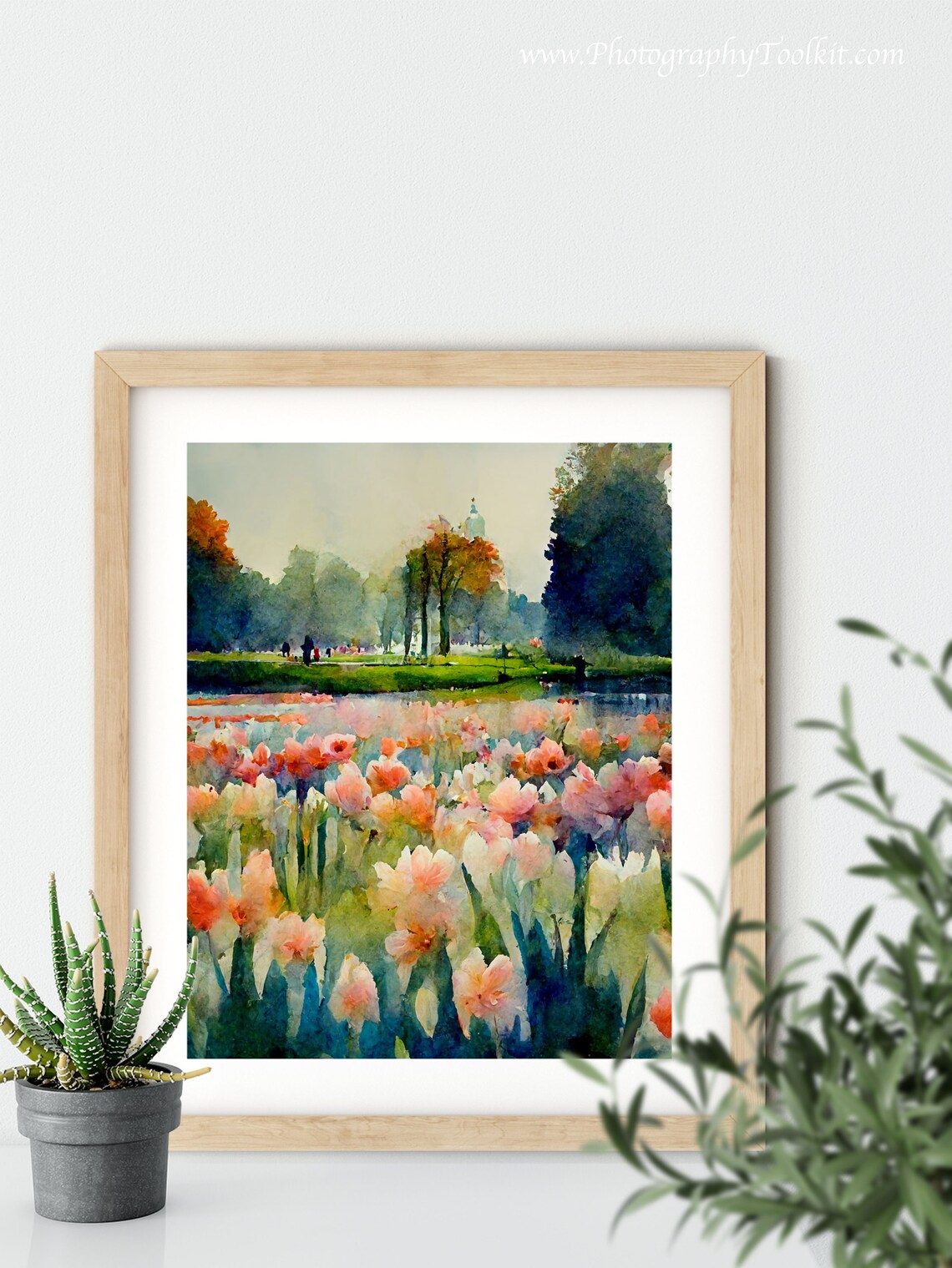Keukenhof Tulip Field Print, Scandinavian Art Print - Image 5
