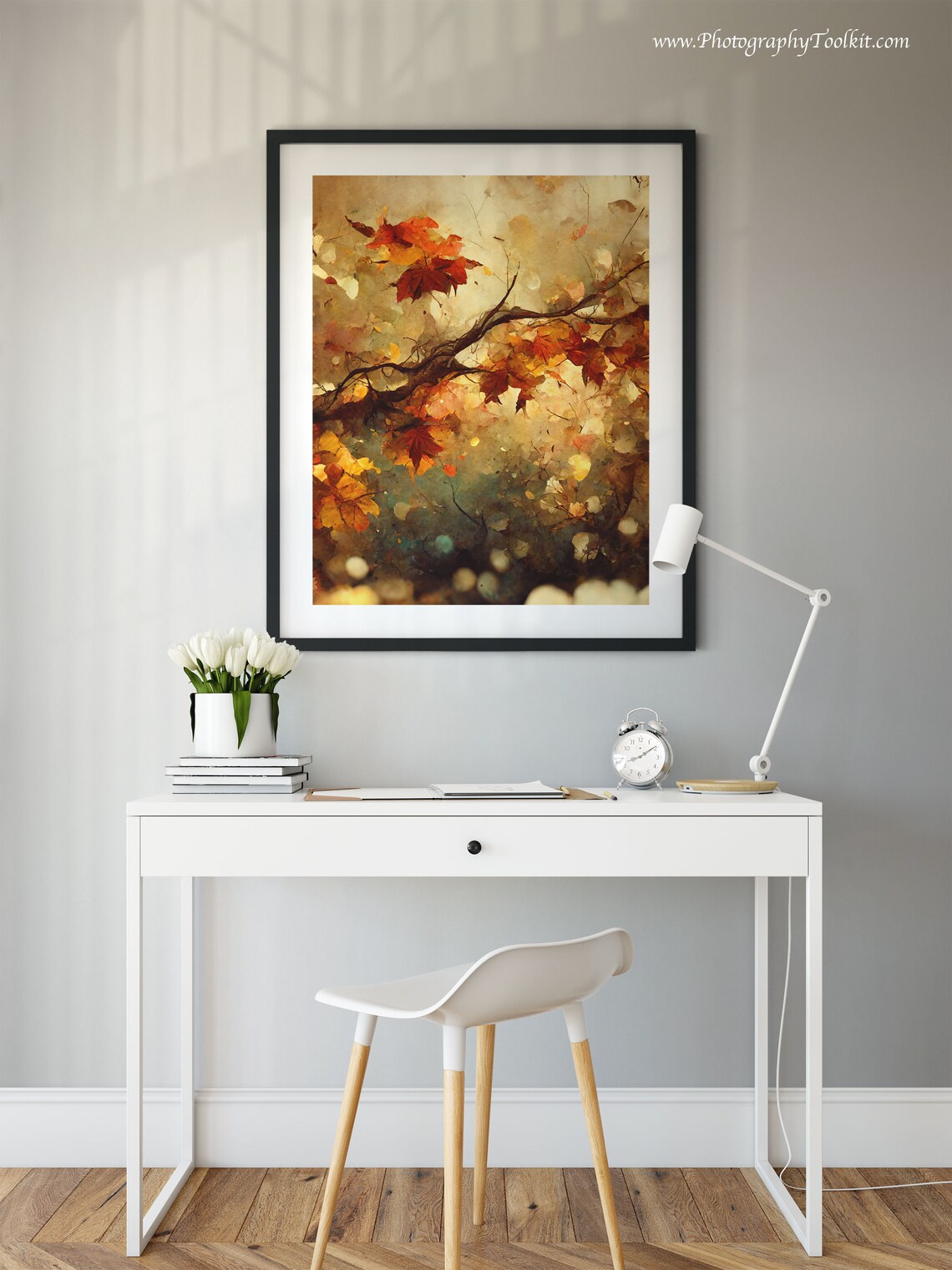 Autumn Landscape Fall Wall Decor Art Print - Image 2