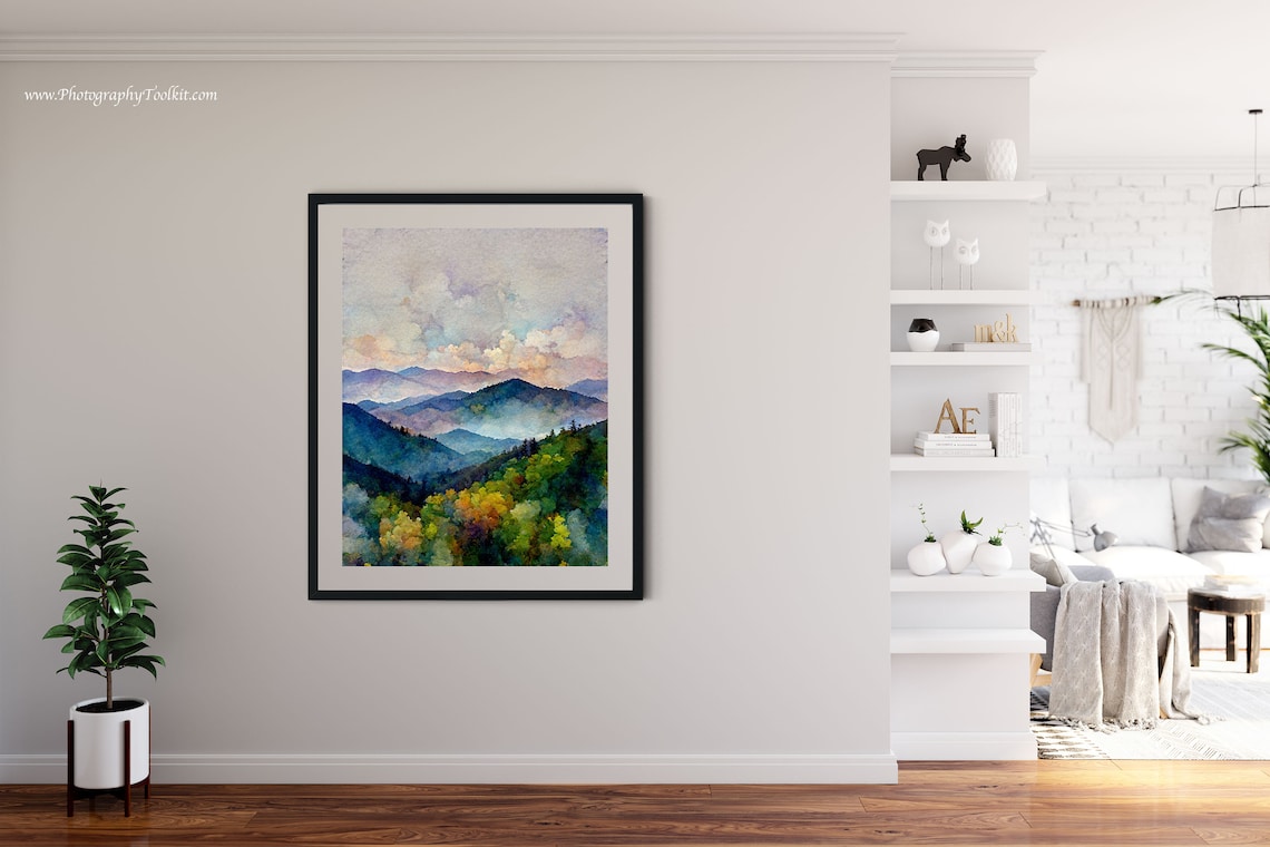 Great Smoky Mountains Art Print, National Park Landscape - Image 4