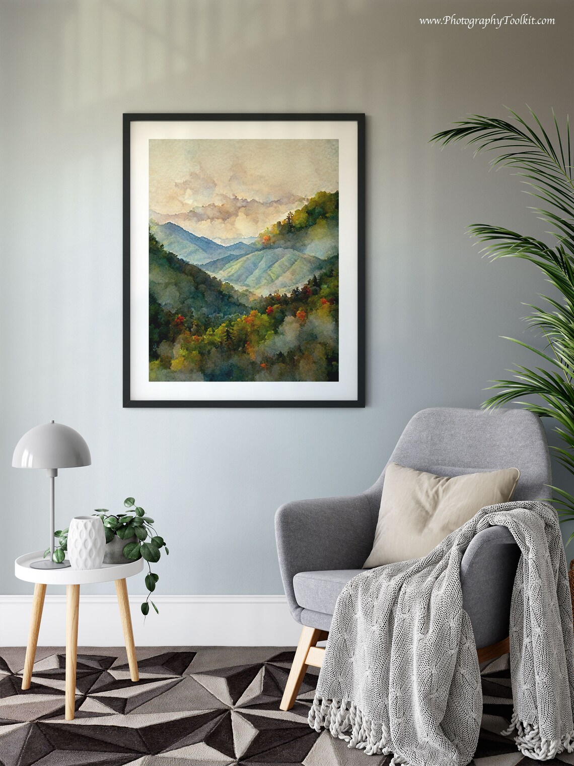 Great Smoky Mountains Travel Poster, Nature Landscape - Image 6