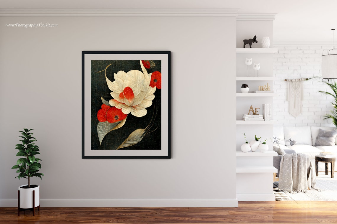 Japanese Prints Japanse Art Vintage Japanese Print Abstract Japanese Art Vintage Wall Art Japanese Wall Art Japanese Painting - Image 4