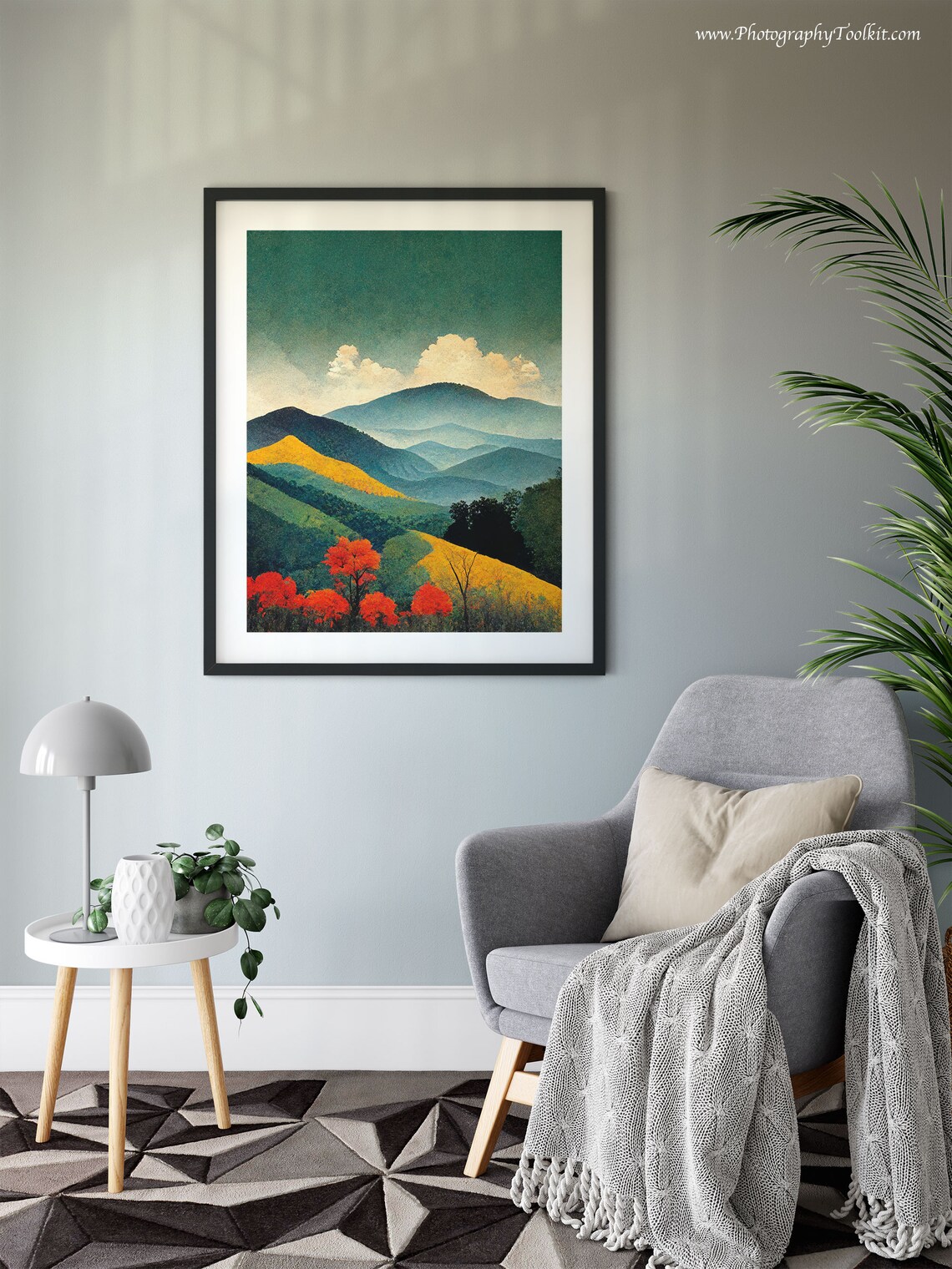 Shenandoah National Park Autumn Trees Blue Ridges Vintage Poster - Image 6