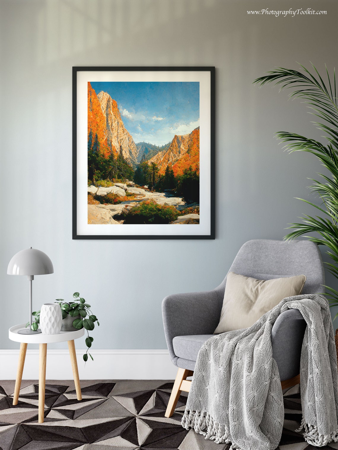 Kings Canyon National Park Print Kings Canyon Wall Art Kings Canyon Art Print Kings Canyon National Park Poster Vintage Travel Poster - Image 6