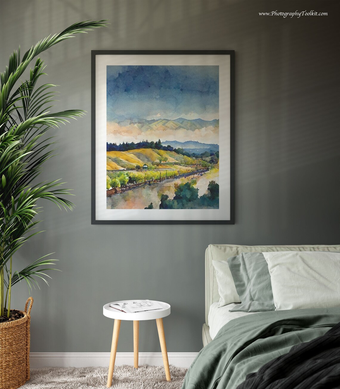 Napa Valley Wine Country Poster, California Wall Art - Image 3