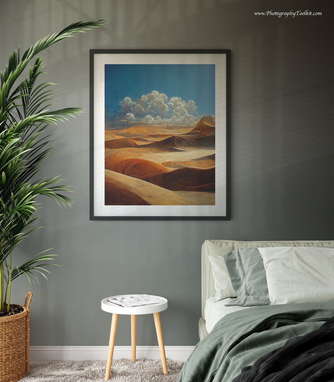 Desert Print Boho Western Decor Desert Landscape Southwest Desert Print Desert Boho Wall Decor Western Decor Retro Art - Image 3