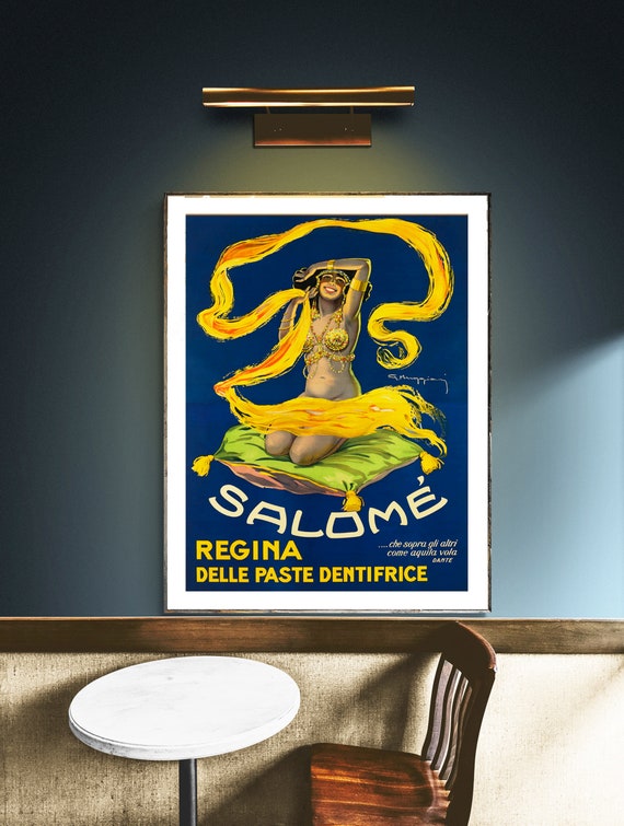 Salome Vintage Entertainment Poster Poster Paper Or Print Gift Idea Wall Decor