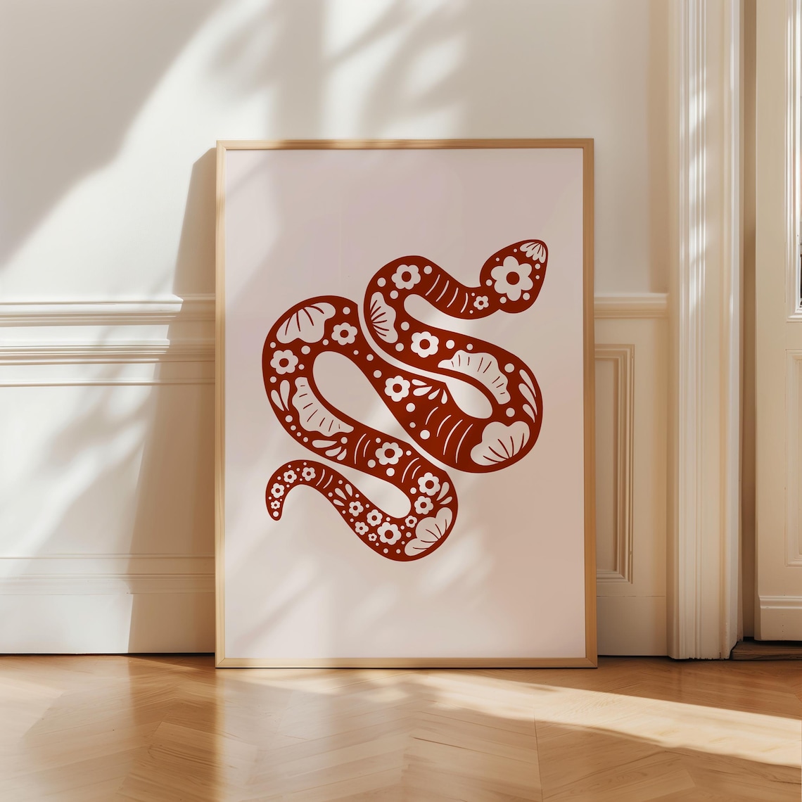Year Of The Snake, Chinese Zodiac Art Print