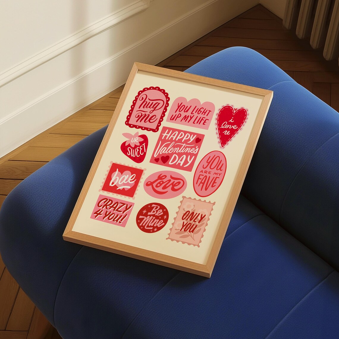 Retro Valentine's Day Poster