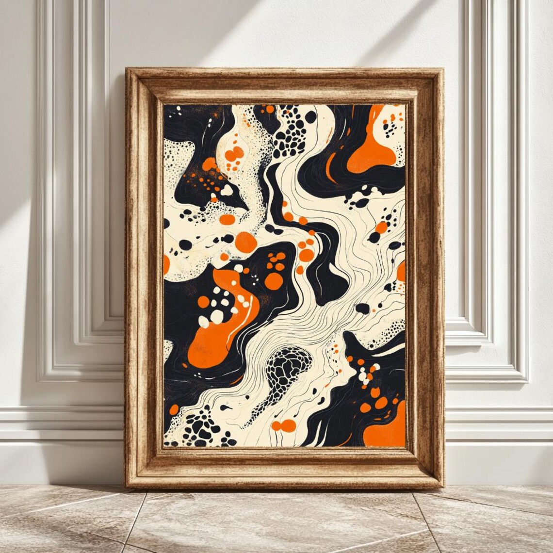 Beautiful Illustration, Modern Pattern Art Print