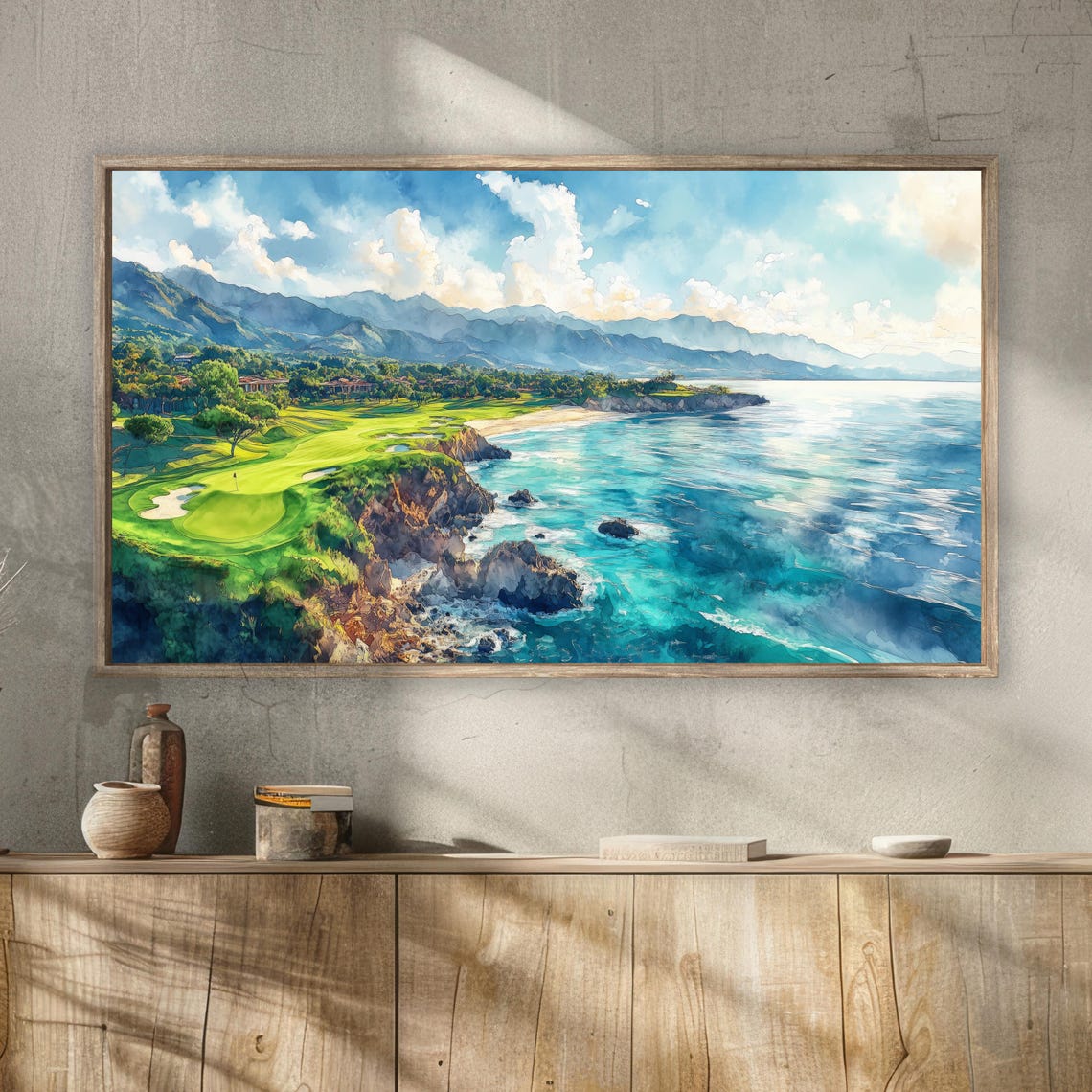 Golf Frame Tv Art 4k Frame Tv Art Spring Frame Tv Art Sports Tv Art Golf Course Landscape Art Tv314 - Image 2