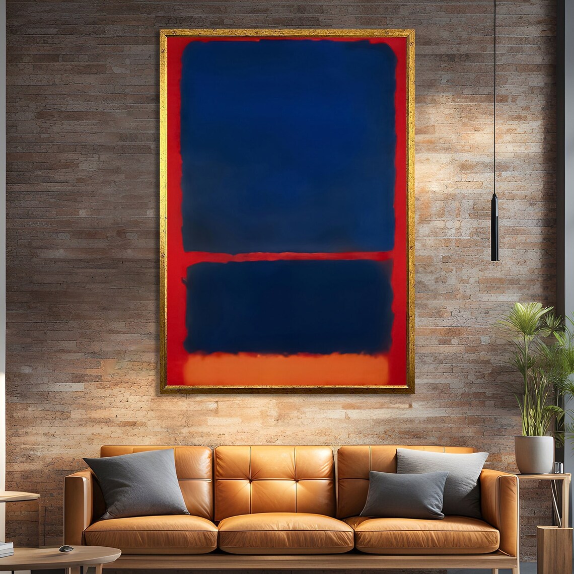 Mark Rokhto Inspired Abstract Art, Modern Decor