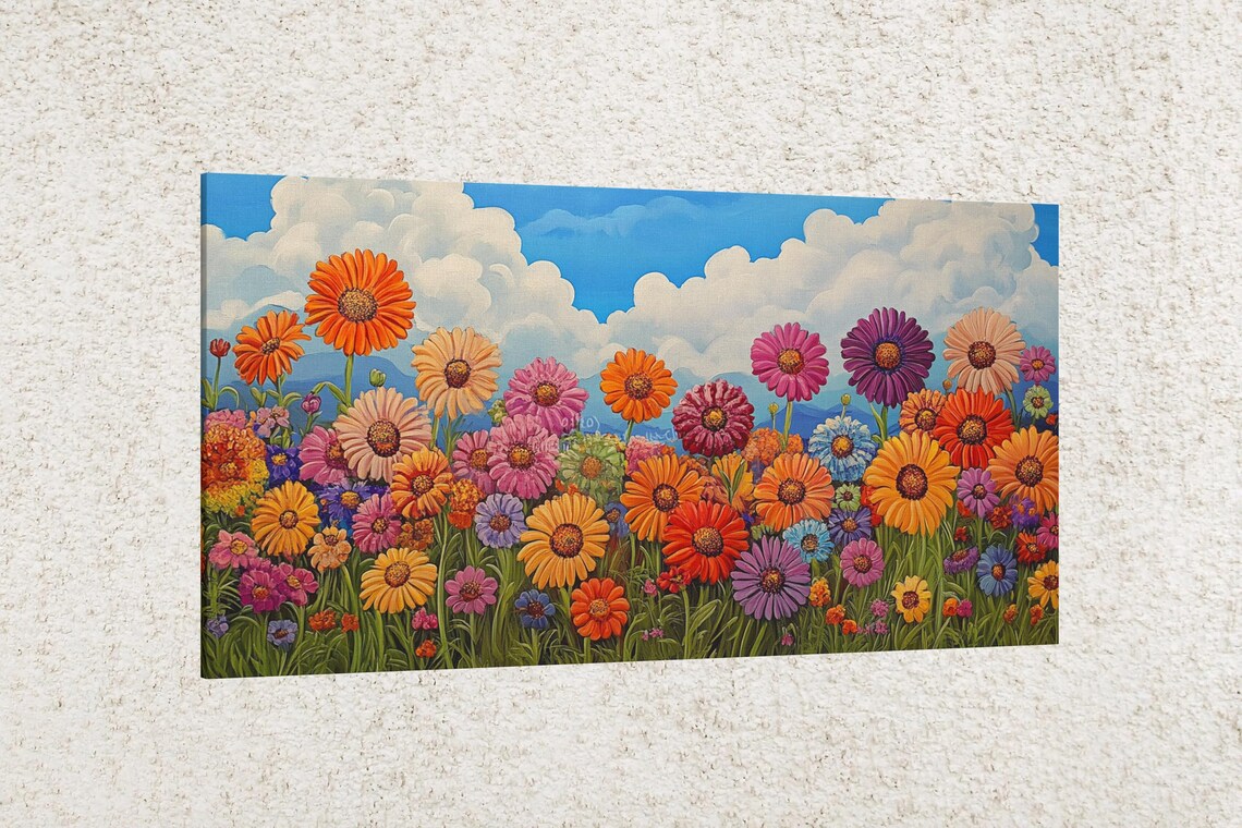 Gerbera Daisy Delight Bold Floral Design - Image 2