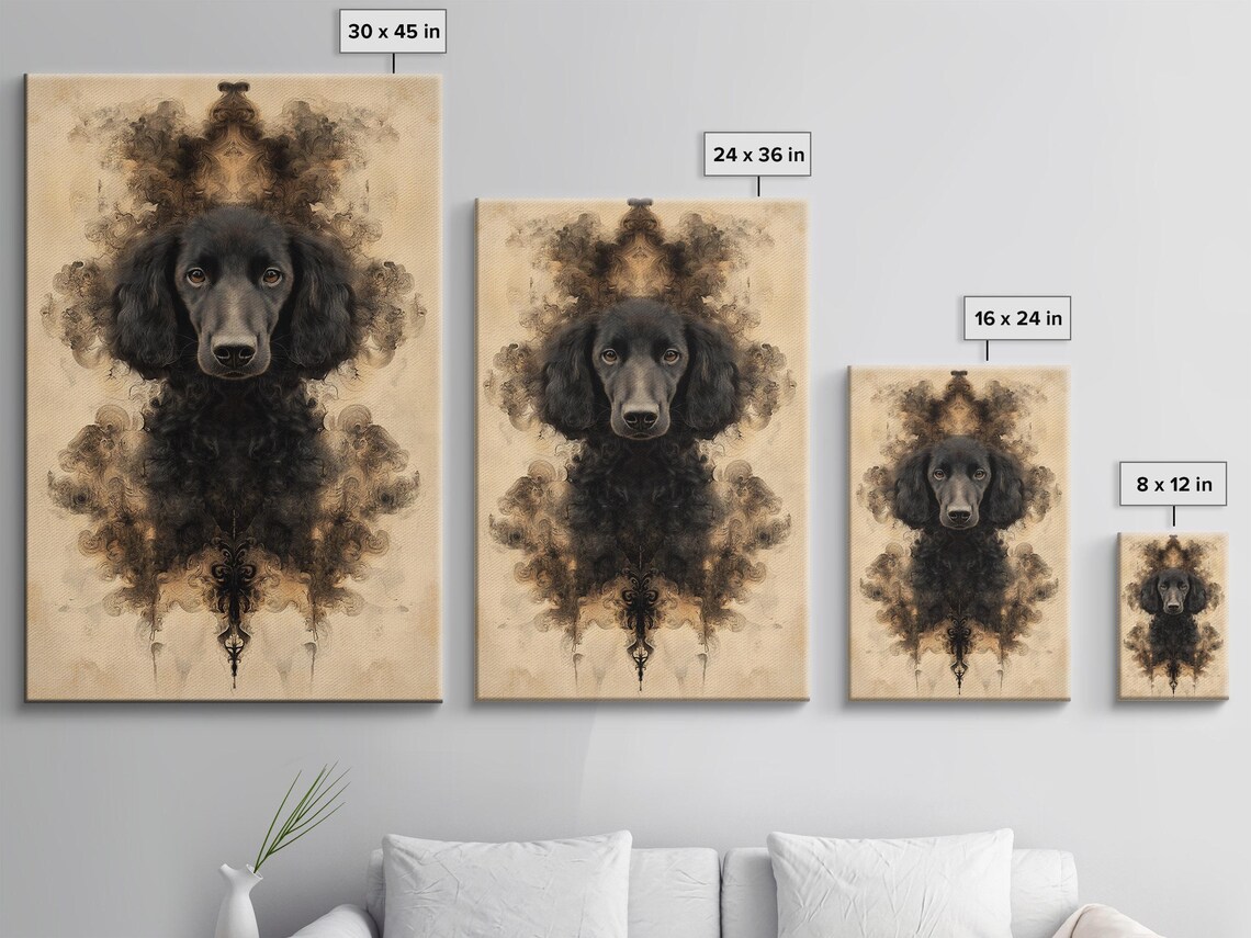 Vibrant Dog Portrait Art Print - Image 3