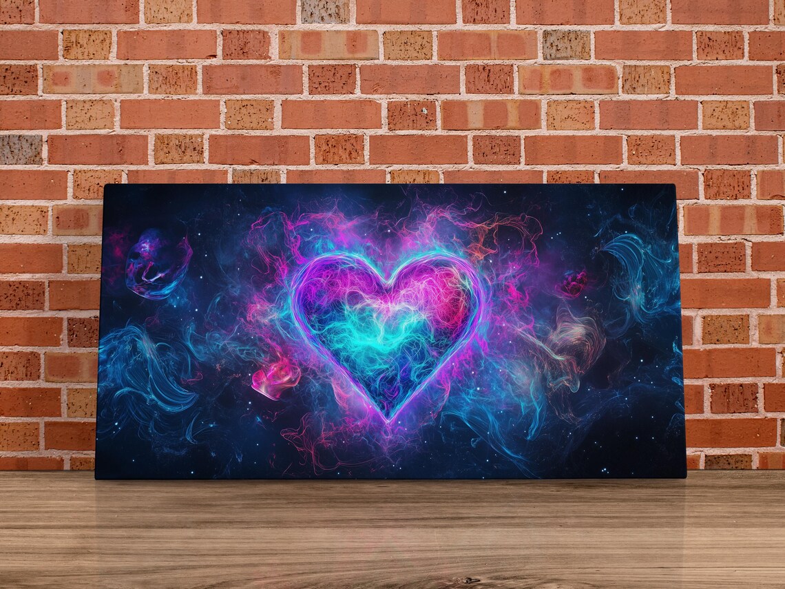 Heart Swirl Symphony, Valentines Day Wall Decor - Image 4