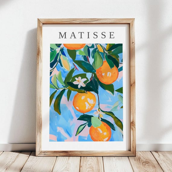 Henri Matisse Print Modern Abstract Art Wall Decor Colorful Minimalist Artwork For Living Room Bedroom Office Fauvism Style Wall Art