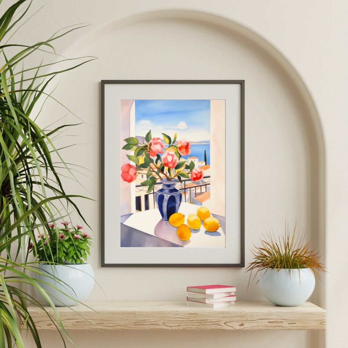 Sicilian Lemons Watercolor, Palermo Art Print - Image 2