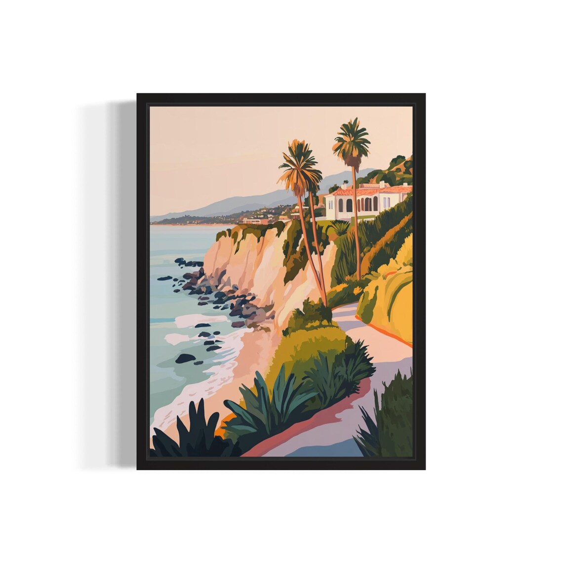 Carpinteria Bluffs Abstract Boho Wall Art