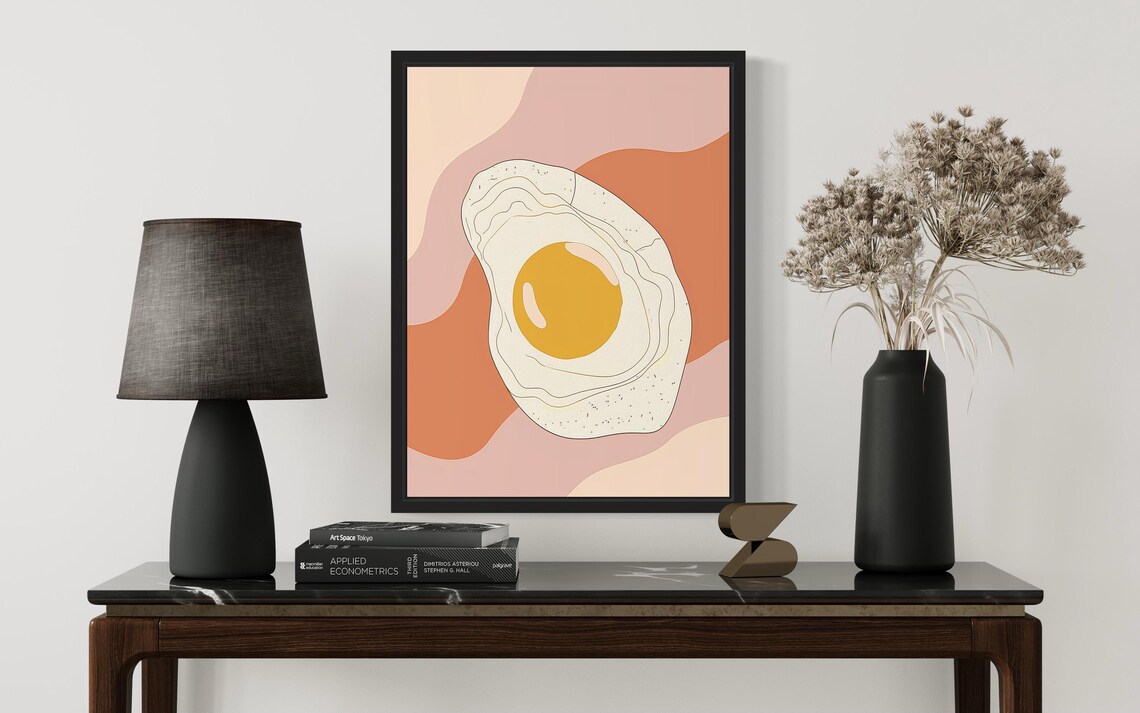 Fry Egg Food Art Print - Image 3