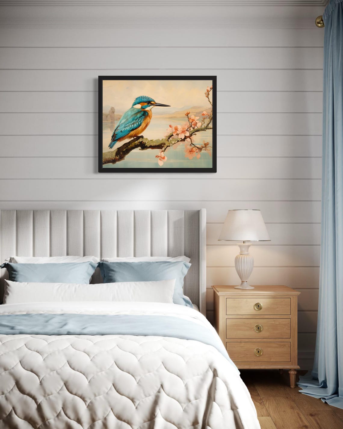 Kingfisher Abstract Art Print - Image 4