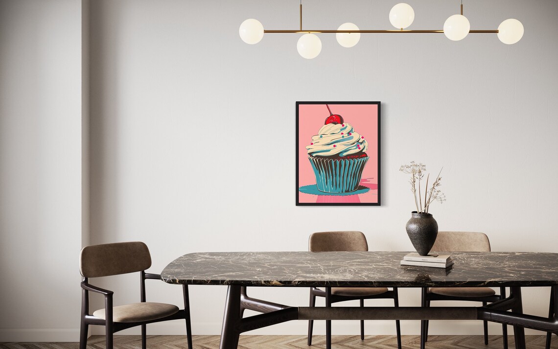 Cupcake Pop Art, Retro Vintage Collection - Image 2