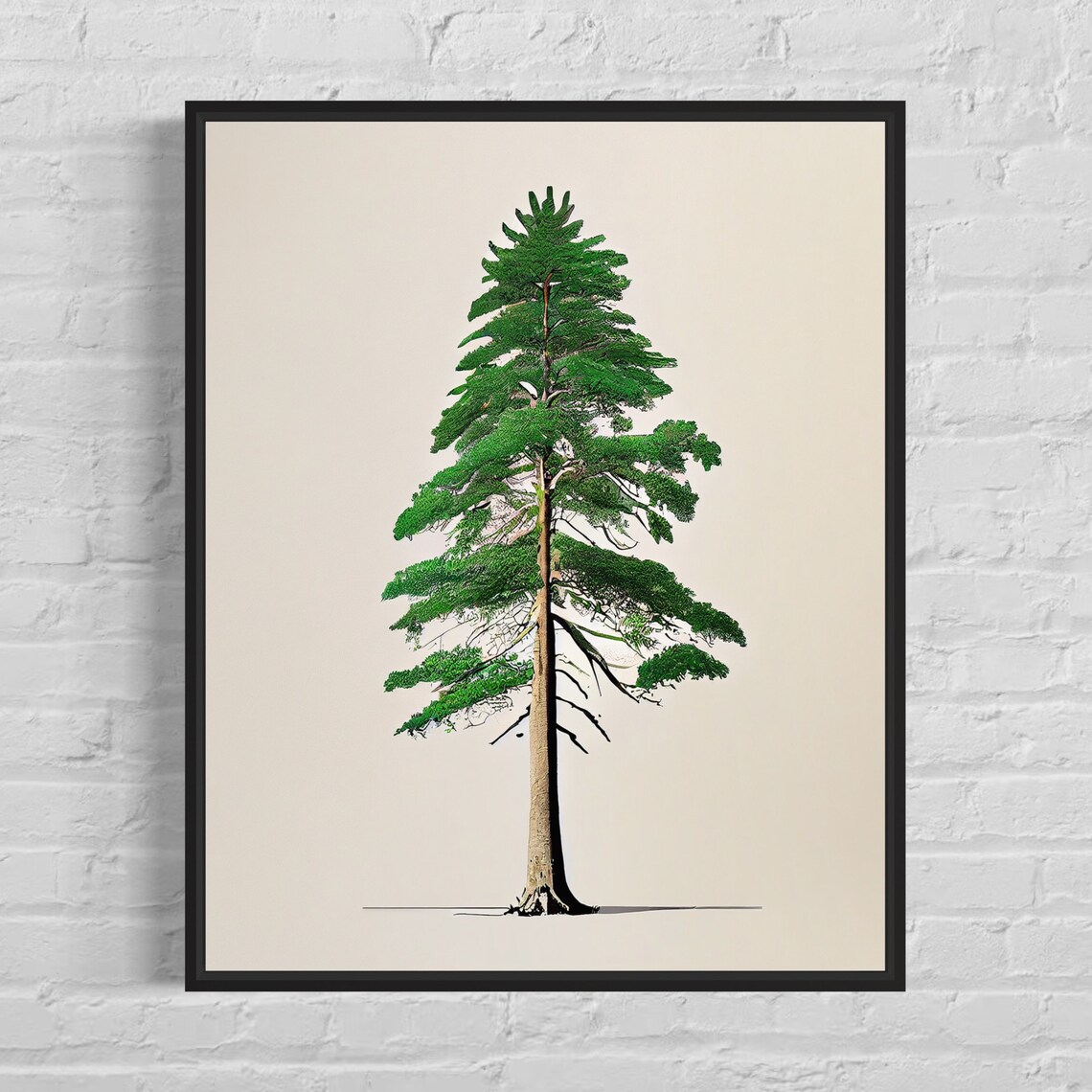 Eastern Hemlock Tree Minimalist Poster