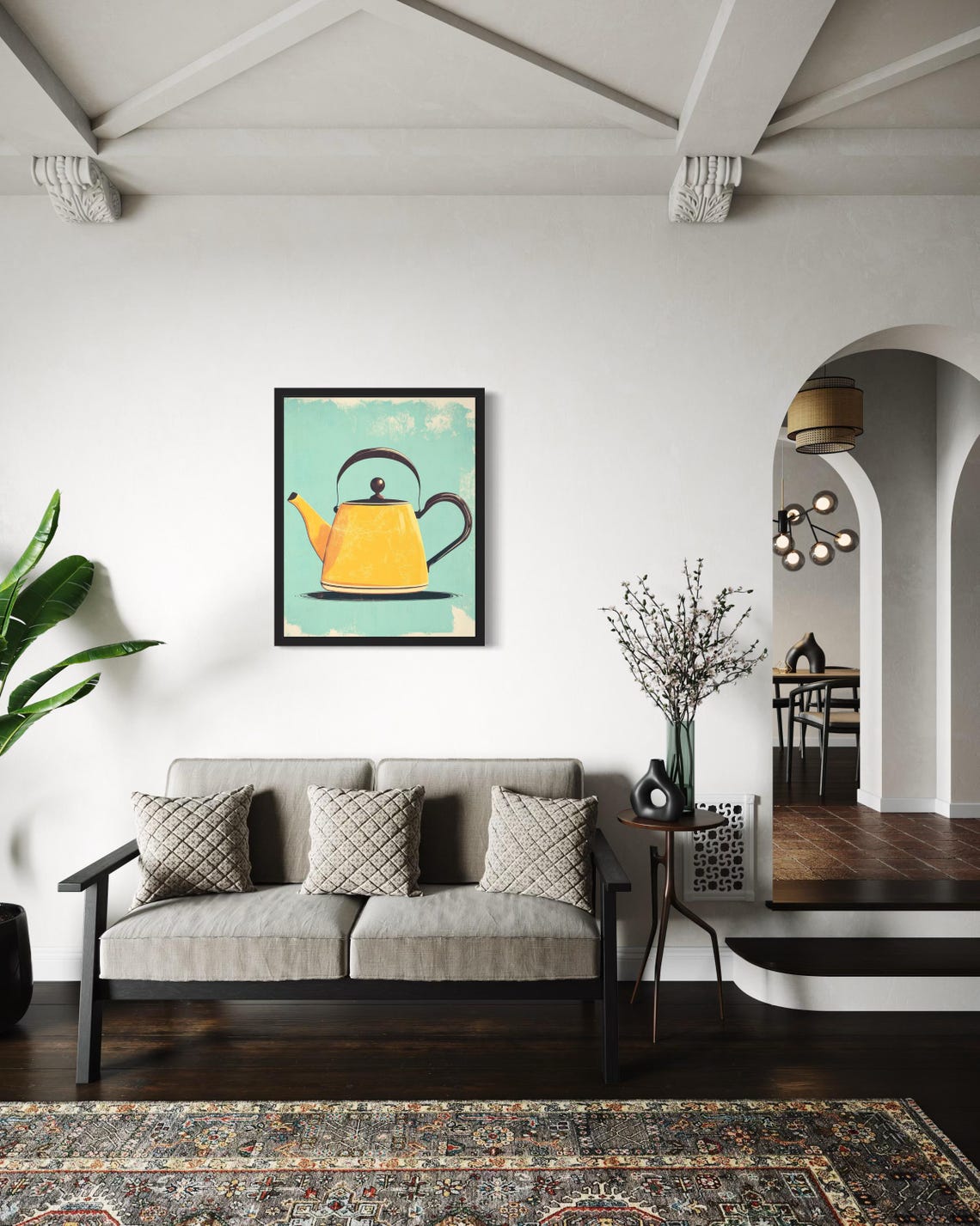 Tea Kettle Pop Art Print - Image 2