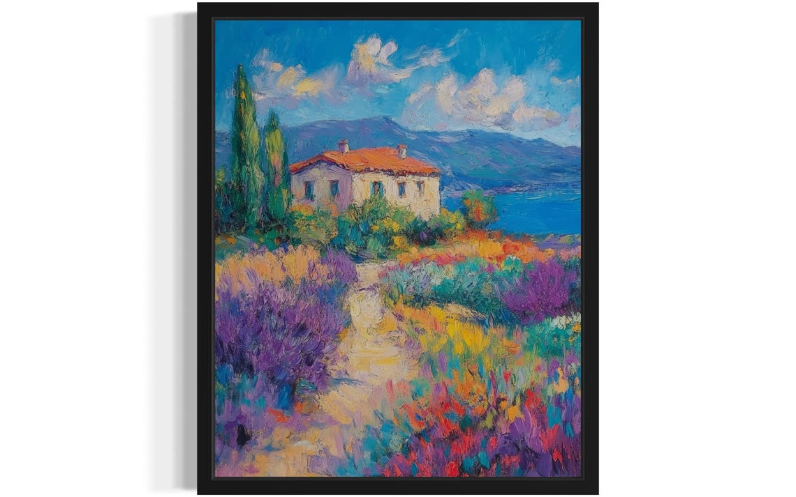 Bulgaria Countries Monet Art Print