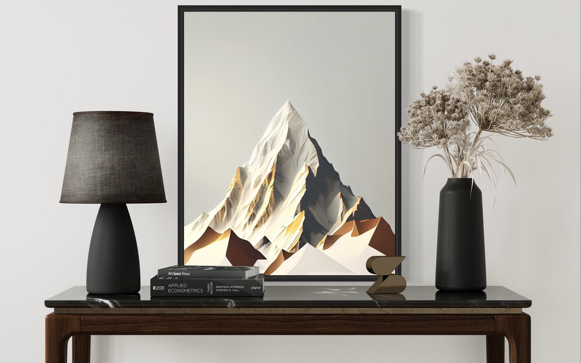 Mountain Minimalist Art Print - Image 4